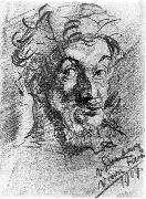 Vieux Faun (self-portrait) Theo van Doesburg